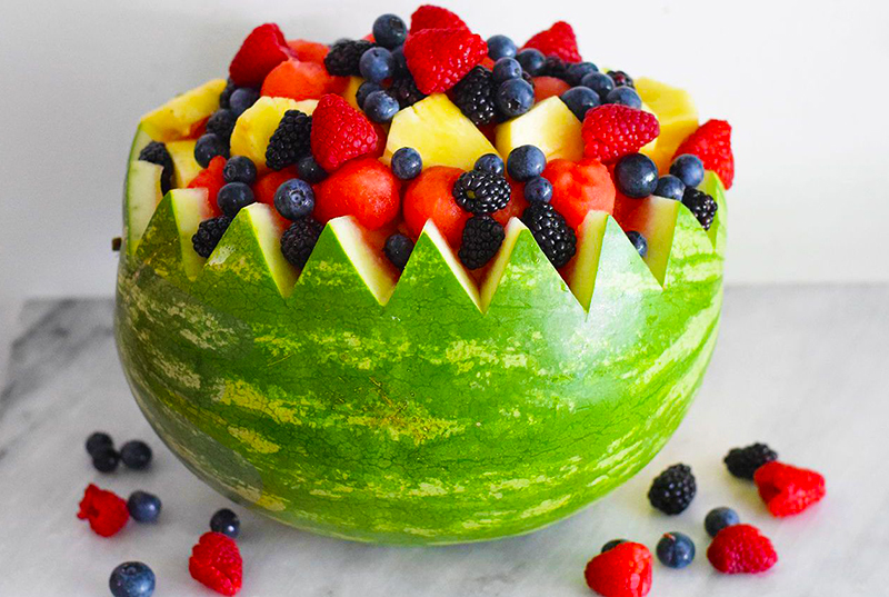 Овощи и фрукты августа