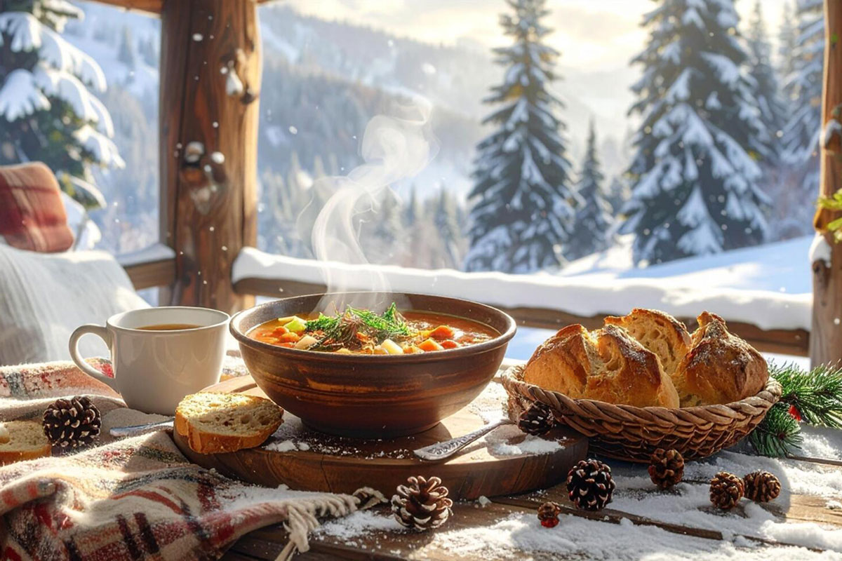Продукты в зимнем рационе